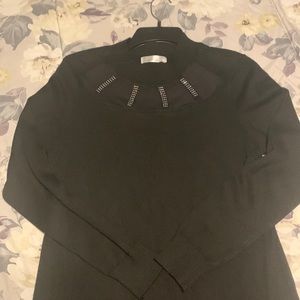 89th and Madison medium black women’s sweater dress